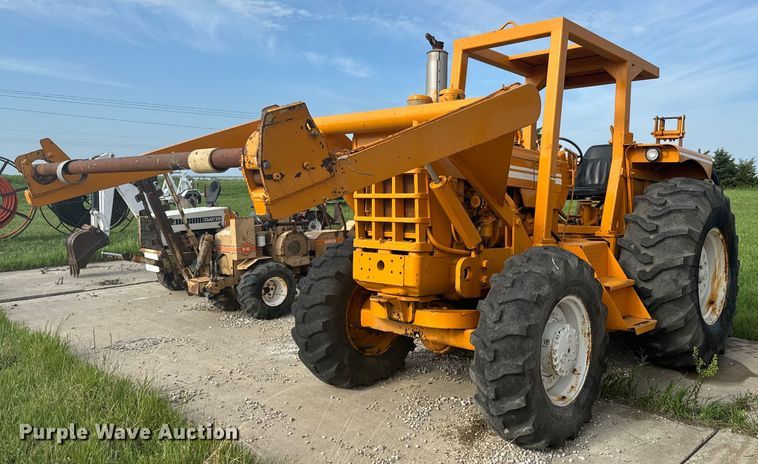 Parsons DP-100 cable plow with 1950 Oliver frame - EJ2701