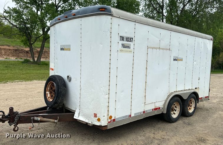 1998 Doolittle enclosed cargo trailer - EJ2757