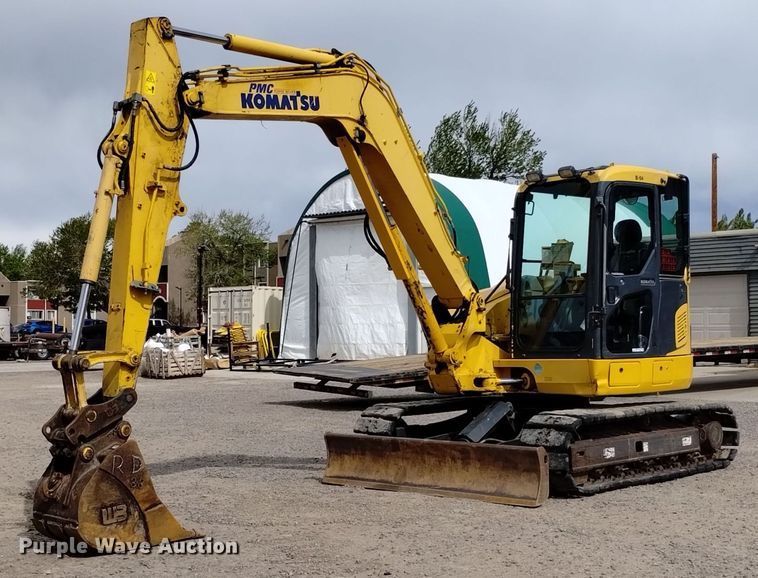 2013 Komatsu PC88MR-8 mini excavator - EO9964