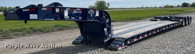 2018 X-L Specialized XL90HDE lowboy equipment trailer - LD9513