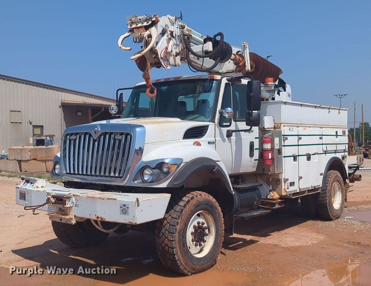 2009 International Workstar 7400 digger derrick truck - NG9756