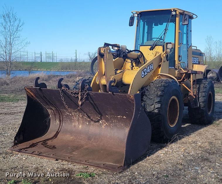 1998 John Deere  624H wheel loader - NZ9835