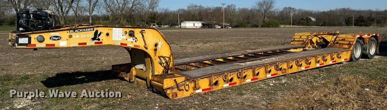 2006 Etnyre BlackHawk Q29370 lowboy equipment trailer - ZA0411