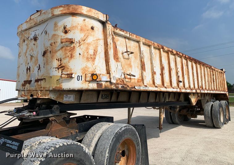 1992 Lufkin SD-31 end dump trailer - DM7850