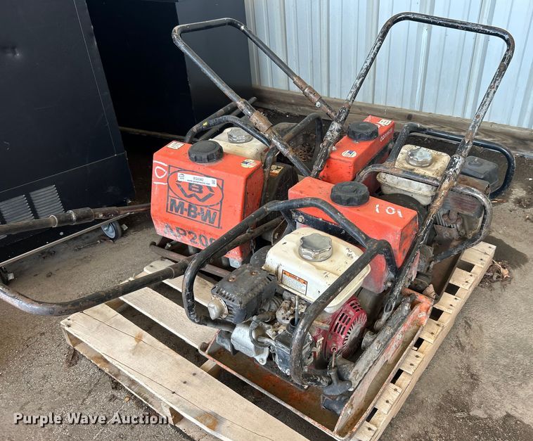 (3) MBW plate compactors - EG0382