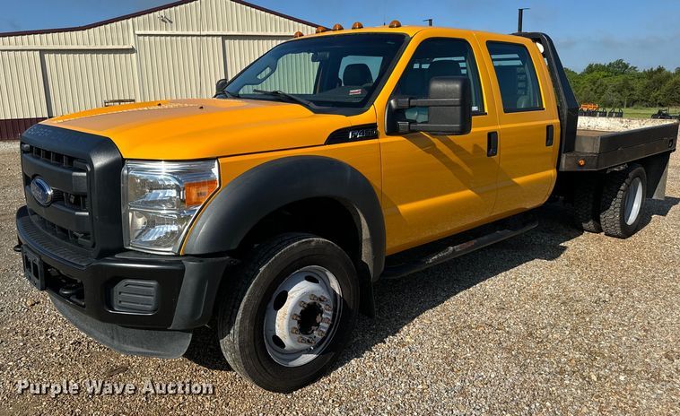 2012 Ford  F450 Super Duty XL flatbed truck - EH6811