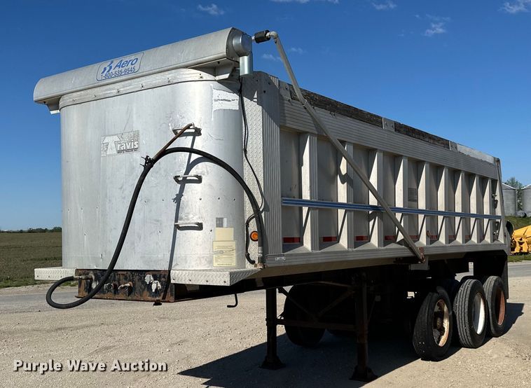 1994 Travis  T-102 end dump trailer - NT9214