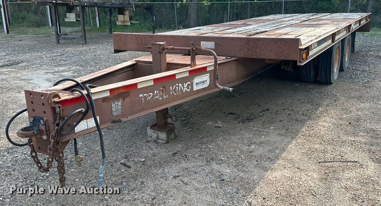 2000 Trail King  TKT40-2400 tilt deck equipment trailer - NT9233
