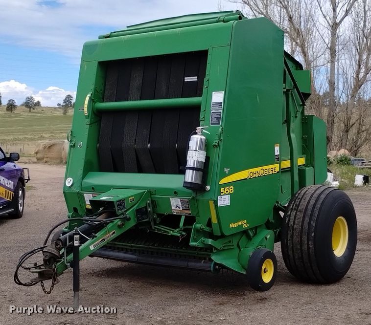 2008 John Deere  568 MegaWide Plus round baler - DQ6108