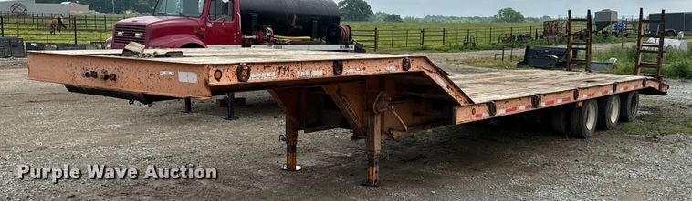 2007 Kaufman drop deck equipment trailer - DX0532