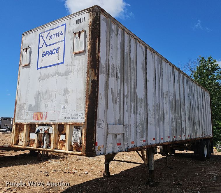1974 Fruehauf dry van trailer - EJ5430