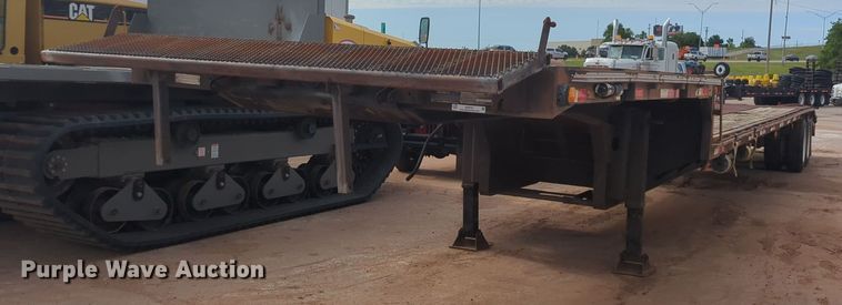 1989 Trailmobile F73T-6FEA drop deck equipment trailer - NZ9741