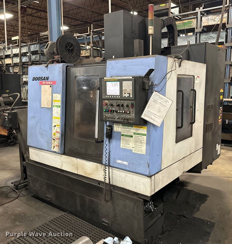 2007 Doosan MV3016LD vertical machining center - NL9807