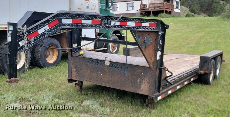 2013 PJ  6x20 equipment trailer - NZ9916