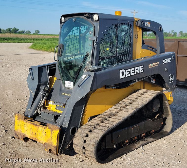 2015 John Deere 333E tracked skid steer loader - DG0612