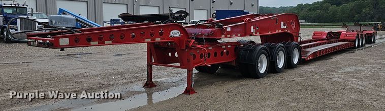 2015 Etnyre Blackhawk RTN65TD3-R4/5A-RA lowboy equipment trailer - DP0906