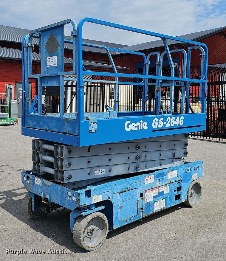 Genie GS2646 Scissor or Vertical Lift Prices. How Much Does a