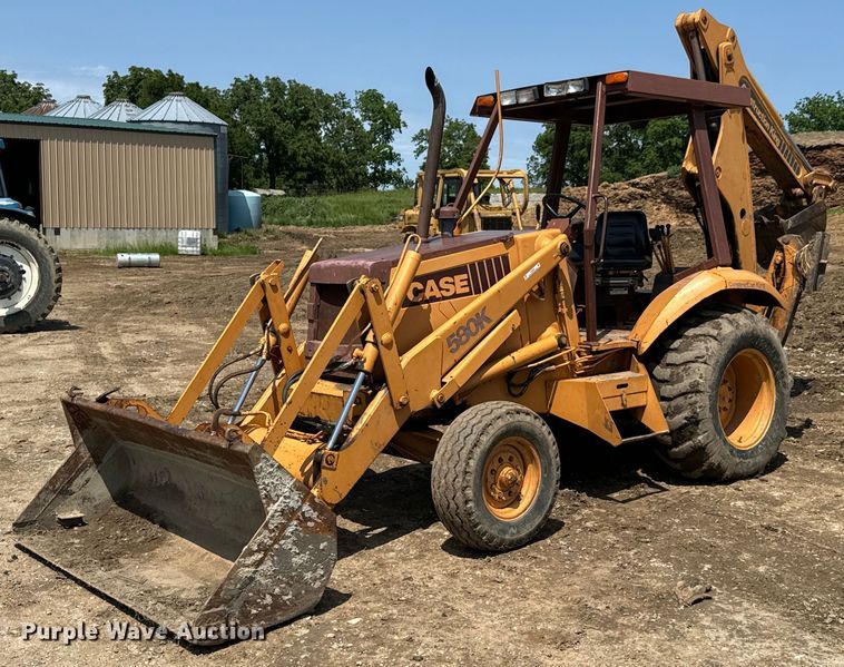 1988 Case 580K Construction King backhoe - DX0606