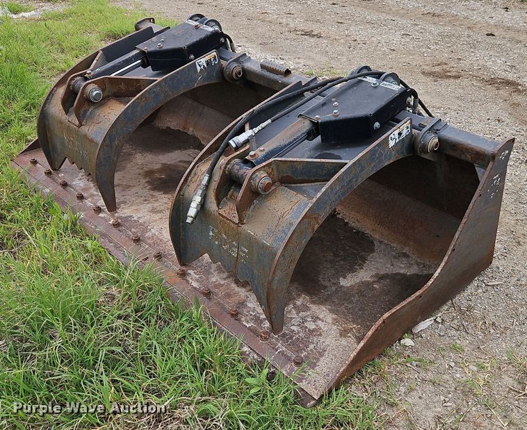Edge 500486 skid steer grapple bucket - EI3845