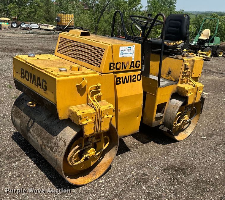 1988 Bomag BW120AD double drum roller - EJ2812