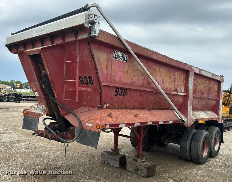 1995 Hilbilt end dump trailer - EJ2835