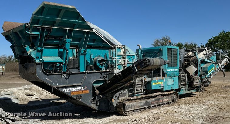 2017 Powerscreen Trakpactor 320SR impact crusher screening plant - NL9814