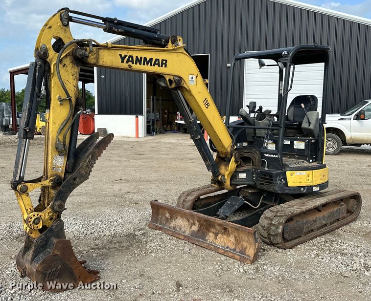 2018 Yanmar VIO35-6A mini excavator - NR9947