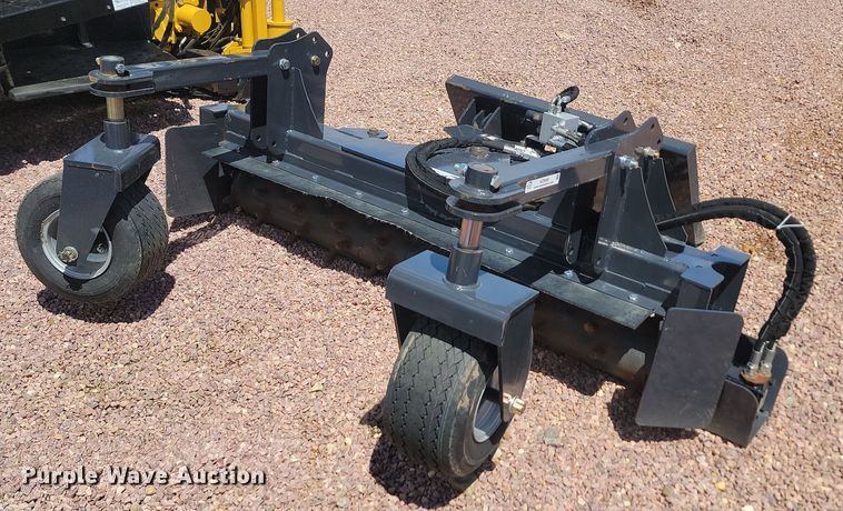 2023 LandHonor PR-12-72W skid steer power rake - NZ9898