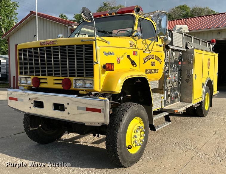 1988 GMC  TopKick 7000 fire truck - DS4173