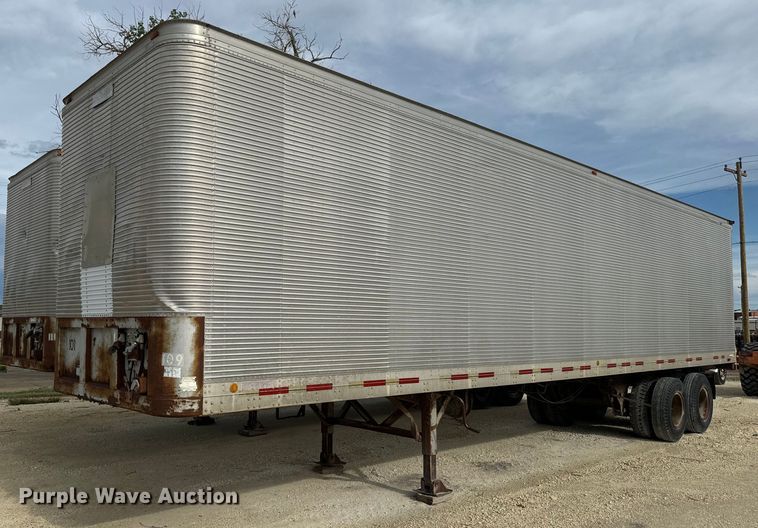 1980 Fruehauf FB8-P2-40 dry van trailer - EK1371