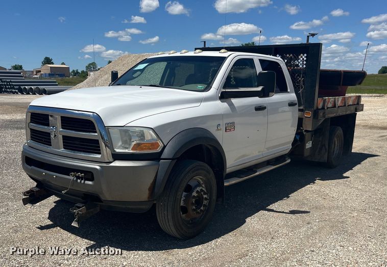 2011 Dodge Ram 5500HD dump flatbed truck - EK8609