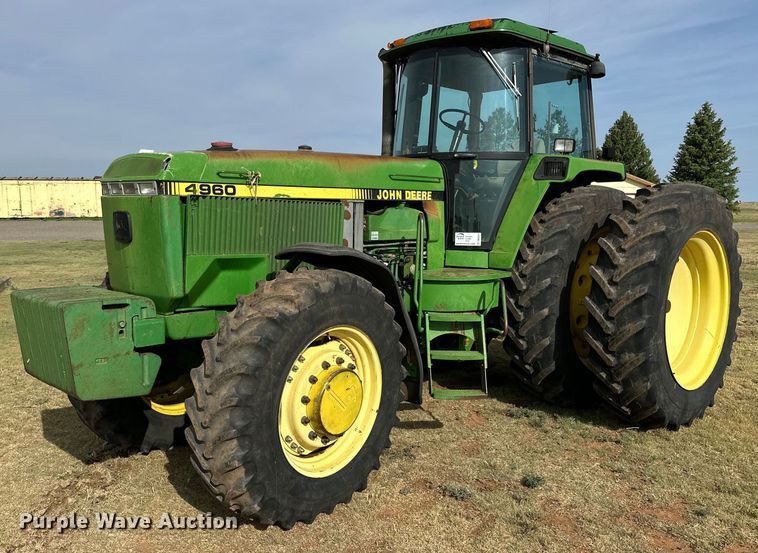 1992 John Deere 4960 MFWD tractor - DK6841