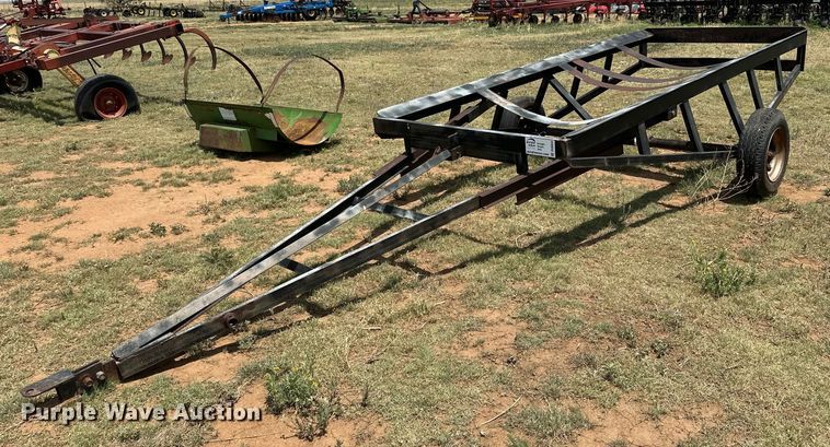 Shop built tilt deck tank loading trailer - DK6844