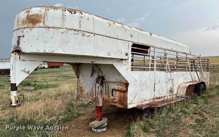 Shop built  livestock trailer - DK6893