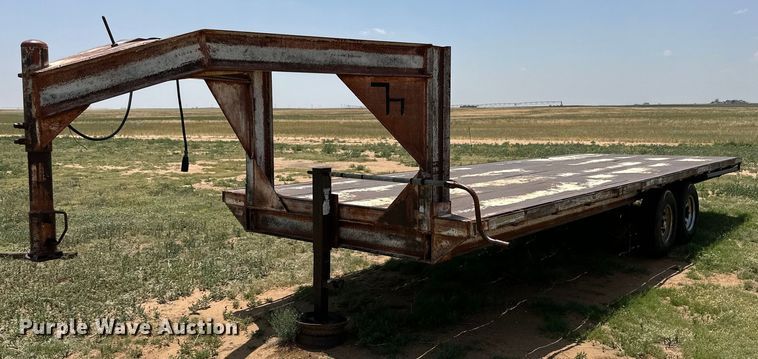 Shop built equipment trailer - DK6897