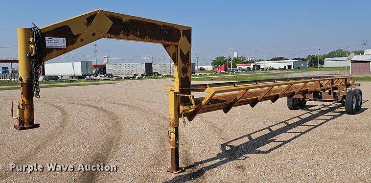 Hay bale trailer - DP0908