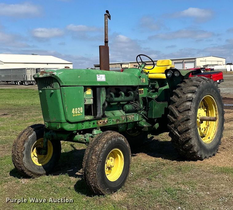 1971 John Deere 4020 tractor - DP8365