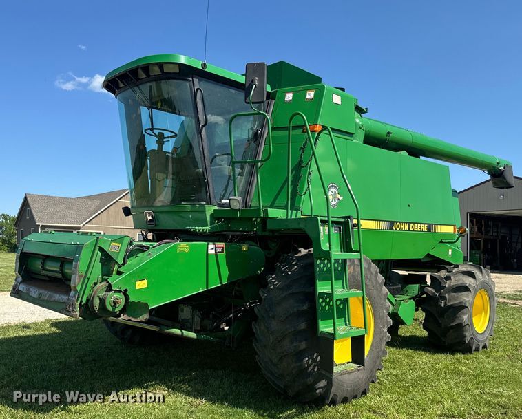 1997 John Deere 9600 RWA combine - EK1355
