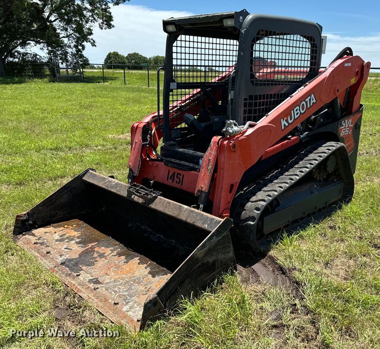 2019 Kubota SVL65-2 tracked skid steer loader - EH3936
