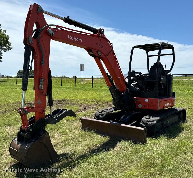 2021 Kubota U55-5 mini excavator - EH3957