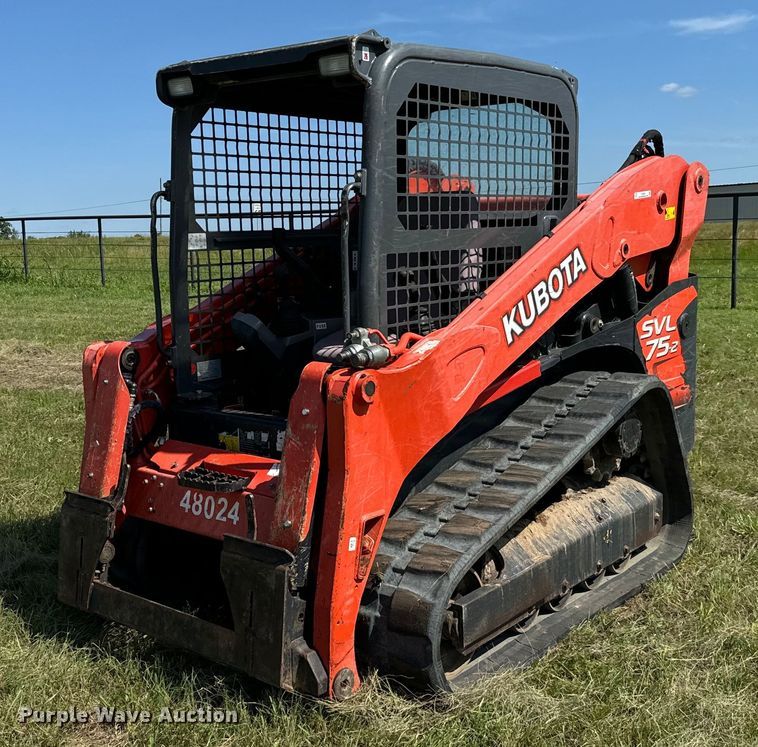 2020 Kubota SVL75-2 tracked skid steer loader - EH3967