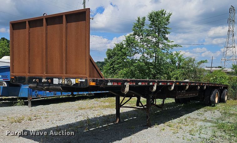 1999 Transcraft  TL-2000 Super-Beam flatbed trailer - OK9939