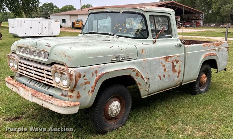 1959 Ford F100 pickup truck - DX0671