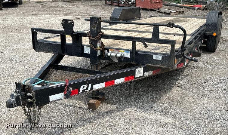 2021 PJ Carhauler Tilt T6222 tilt deck equipment trailer - NL9863