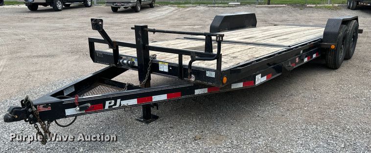 2020 PJ Carhauler Tilt T6222 tilt deck equipment trailer - NL9864