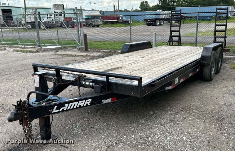 2019 Lamar H6832227 equipment trailer - NL9865