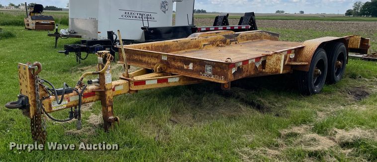 2010 Butler  tilt deck equipment trailer - OG9971