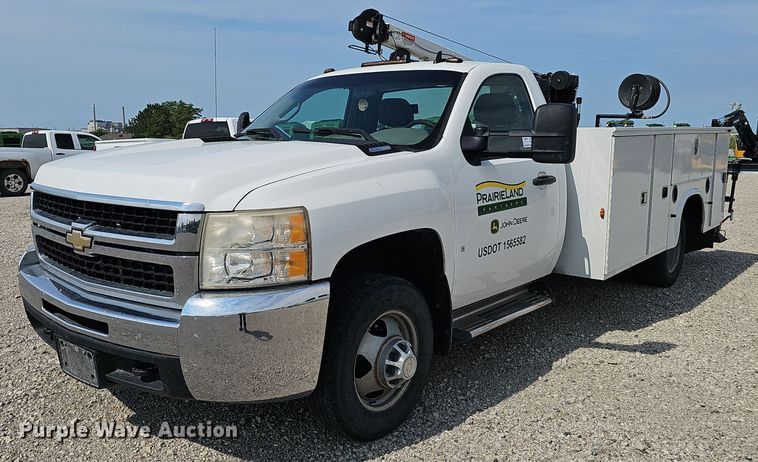 2008 Chevrolet Silverado 3500HD utility bed pickup truck - DP6514