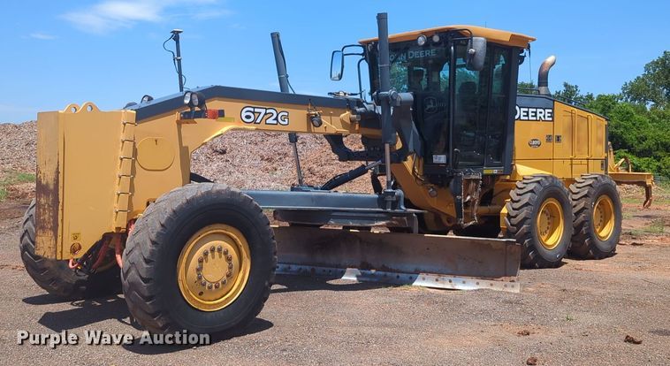 2012 John Deere 672G motor grader - DW5018