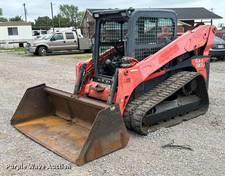 2013 Kubota SVL90-2 tracked skid steer loader - DX0631